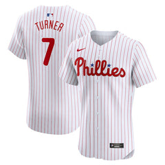 MLB Trea Turner Philadelphia Phillies Nike Home Elite Jersey - White