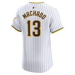 MLB Manny Machado San Diego Padres Nike Home Elite Jersey - White