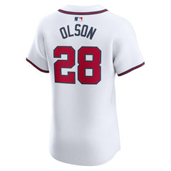 Matt Olson Atlanta Braves Nike Home Elite Player Jersey - White Jerseys