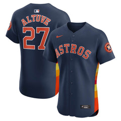 MLB Jose Altuve Houston Astros Nike Alternate Elite Player Jersey - Navy