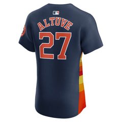MLB Jose Altuve Houston Astros Nike Alternate Elite Player Jersey - Navy