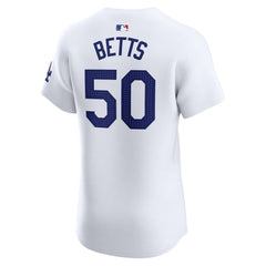 MLB Mookie Betts Los Angeles Dodgers Nike Home Elite Jersey - White