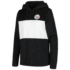Pittsburgh Steelers Antigua Women's Wicket Pullover Hoodie Black