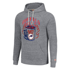 Buffalo Bills Homage Unisex NFL x Guy Fieri’s Flavortown Tri-Blend Pullover Hoodie Gray