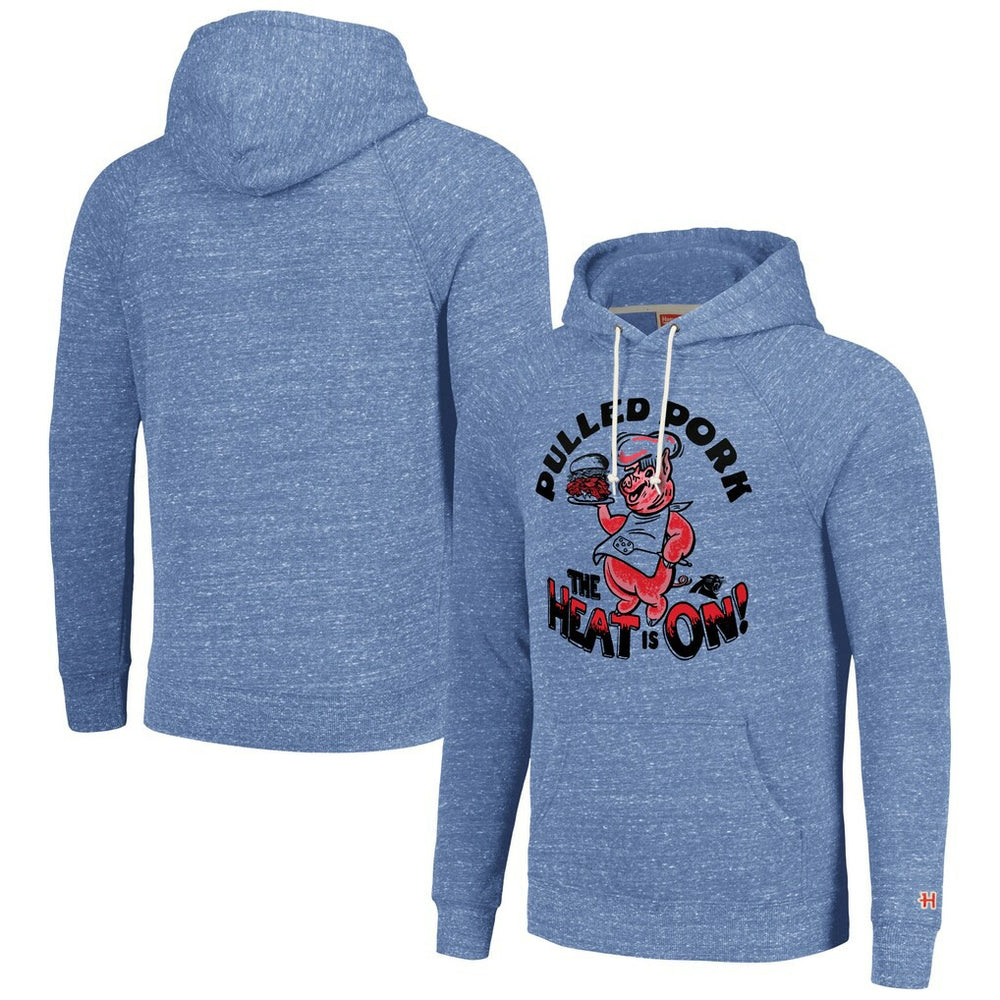 Carolina Panthers Homage Unisex NFL x Guy Fieri’s Flavortown Tri-Blend Pullover Hoodie Light Blue