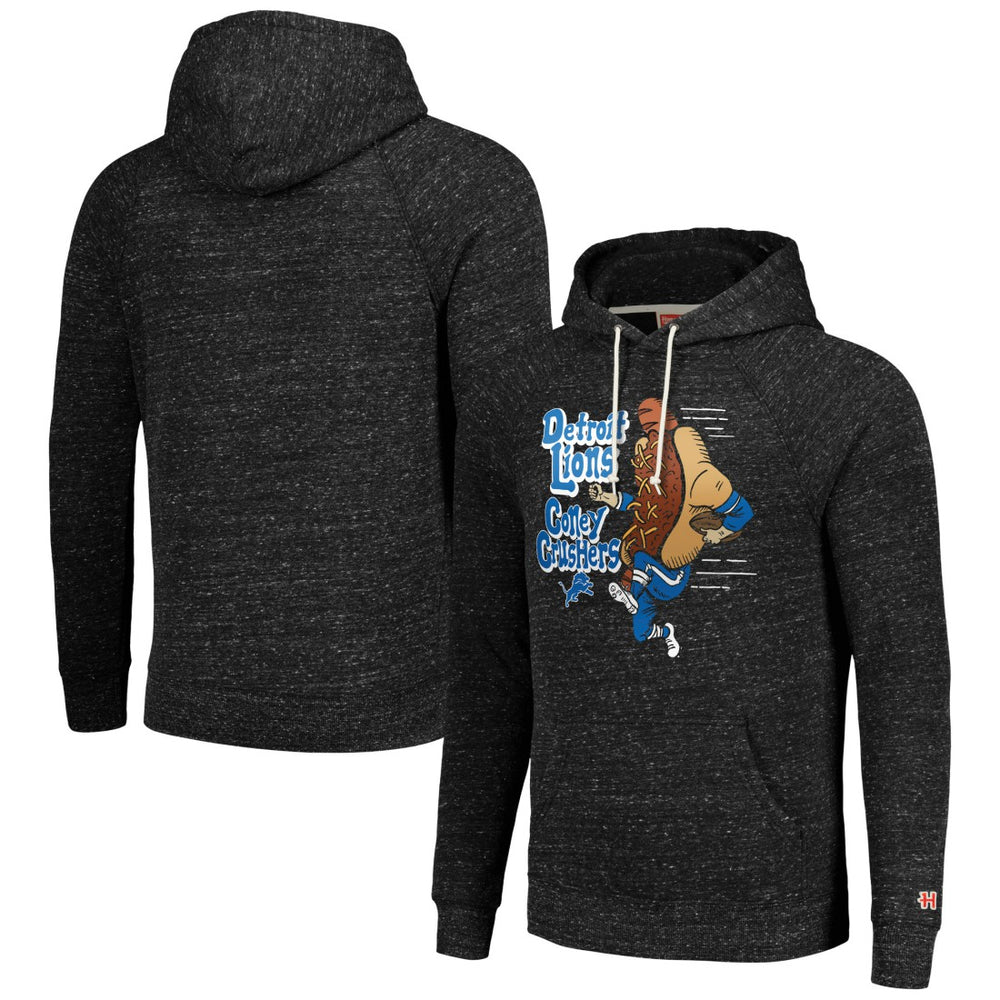 Detroit Lions Homage Unisex NFL x Guy Fieri’s Flavortown Tri-Blend Pullover Hoodie Charcoal