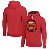 Tampa Bay Buccaneers Homage Unisex NFL x Guy Fieri’s Flavortown Tri-Blend Pullover Hoodie Red