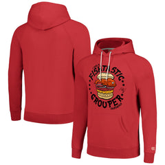 Tampa Bay Buccaneers Homage Unisex NFL x Guy Fieri’s Flavortown Tri-Blend Pullover Hoodie Red