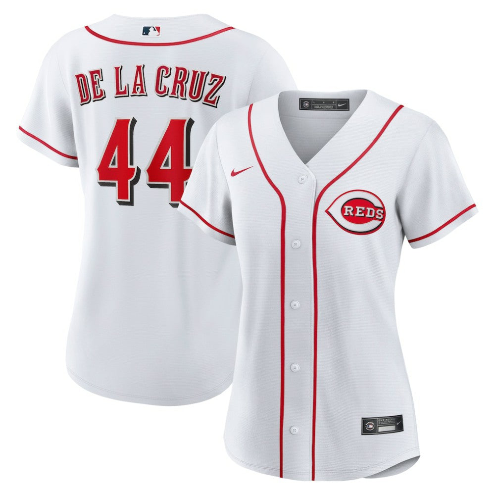 MLB Elly De La Cruz Cincinnati Reds Nike Women's Home Replica Jersey - White