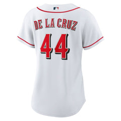 MLB Elly De La Cruz Cincinnati Reds Nike Women's Home Replica Jersey - White