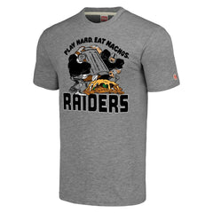 Las Vegas Raiders Homage Unisex NFL x Guy Fieri’s Flavortown Tri-Blend T-Shirt Gray