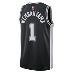 NBA Victor Wembanyama San Antonio Spurs Unisex 2023 NBA Draft First Round Pick Swingman Jersey - Icon Edition - Black