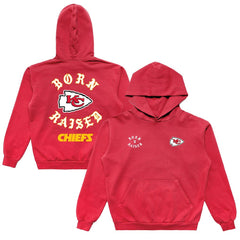 Kansas City Chiefs Born x Raised Unisex Pullover Hoodie Red
