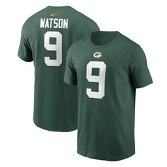 Christian Watson Green Bay Packers Player Name & Number T-Shirt Green