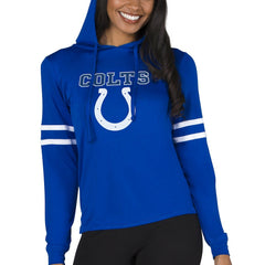 Indianapolis Colts Concepts Sport Women's Marathon Lightweight Lounge Pullover Hoodie Royal