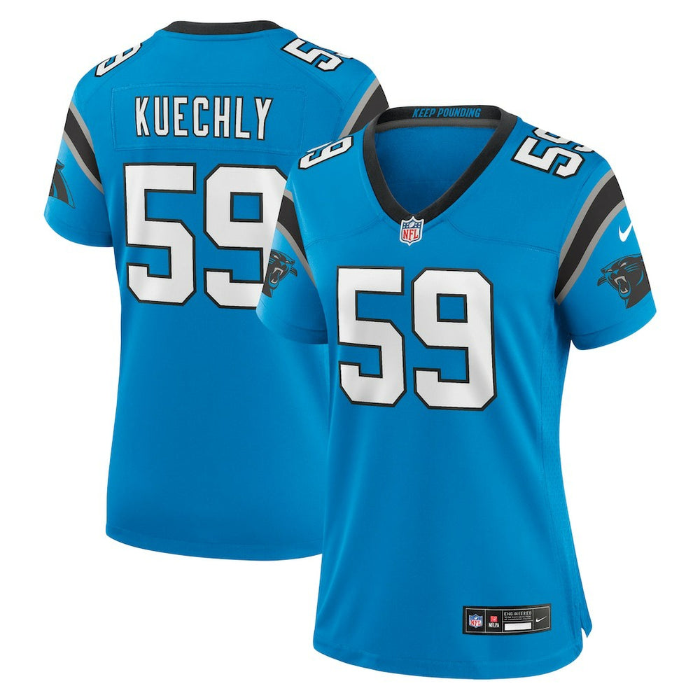 NFL Luke Kuechly Carolina Panthers Women's Retired Player Game Jersey - Blue