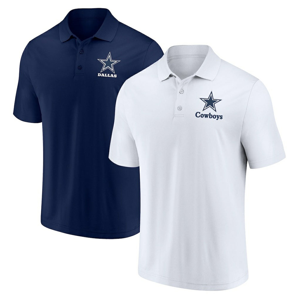 Dallas Cowboys Throwback Polo Combo Set White