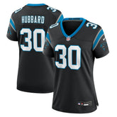 NFL Chuba Hubbard Carolina Panthers Women's Team Game Jersey - Black