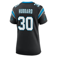 NFL Chuba Hubbard Carolina Panthers Women's Team Game Jersey - Black