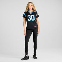 NFL Chuba Hubbard Carolina Panthers Women's Team Game Jersey - Black