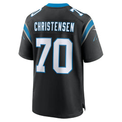 NFL Brady Christensen Carolina Panthers Team Game Jersey - Black