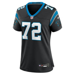 NFL Taylor Moton Carolina Panthers Women's Team Game Jersey - Black