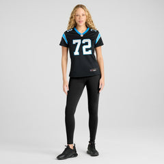 NFL Taylor Moton Carolina Panthers Women's Team Game Jersey - Black
