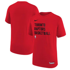 Toronto Raptors Youth Essential Practice T-Shirt Red