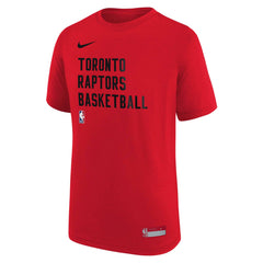 Toronto Raptors Youth Essential Practice T-Shirt Red