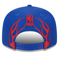 Philadelphia 76ers Rally Drive Flames 9FIFTY Snapback Hat Royal