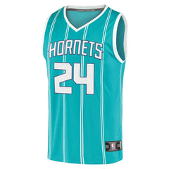 NBA Brandon Miller Charlotte Hornets Fast Break Replica Jersey - Icon Edition - Teal