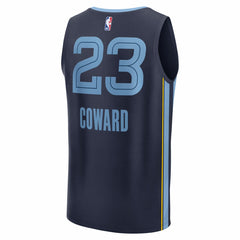 NBA Cedric Coward Memphis Grizzlies 2025 NBA Draft First Round Pick Fast Break Replica Jersey - Icon Edition - Navy