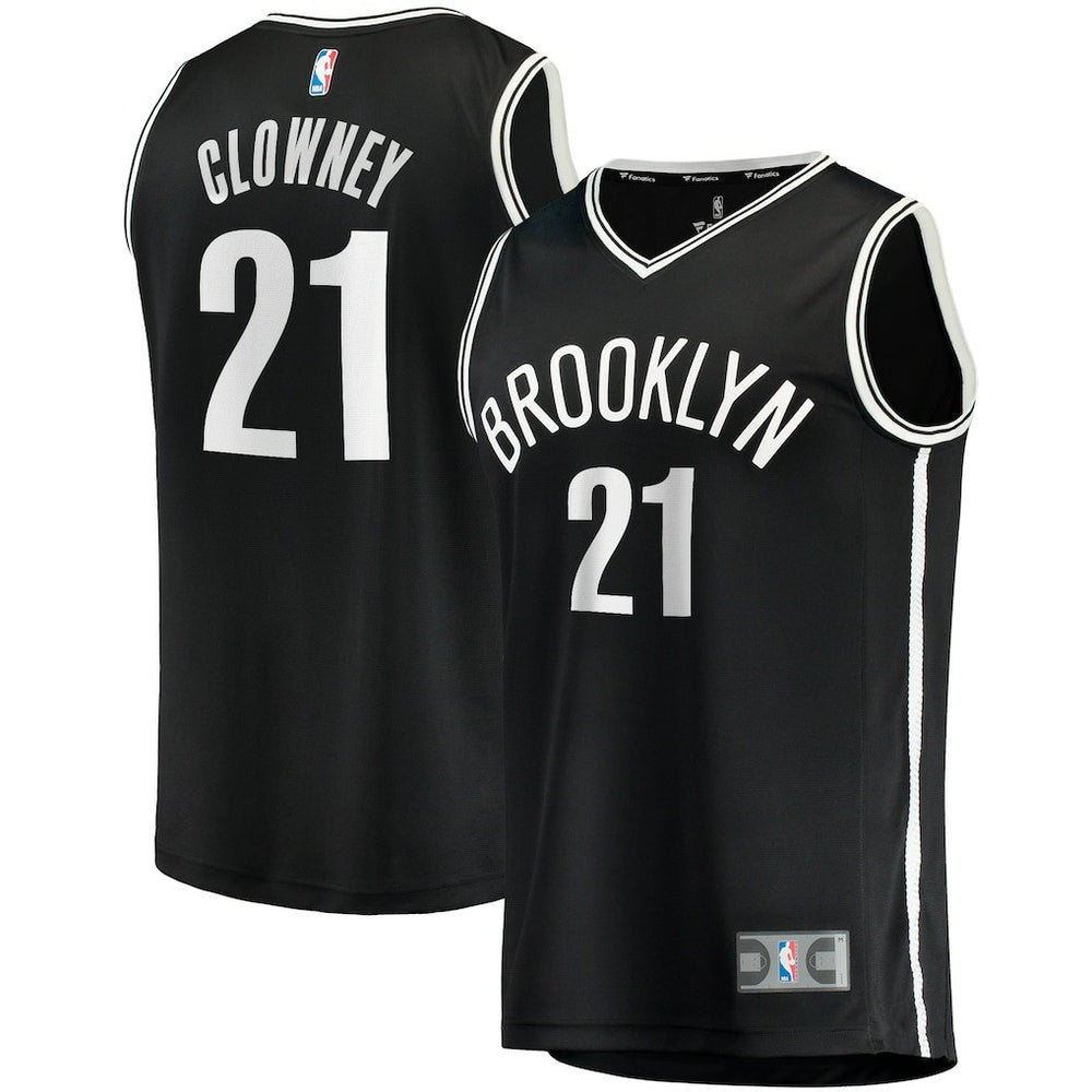 Noah Clowney Brooklyn Nets Youth Fast Break Replica Jersey Icon Edition Black