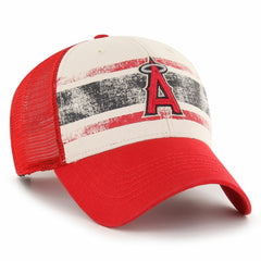 Los Angeles Angels '47 Breakout MVP Trucker Adjustable Hat - Cream/Red Hats
