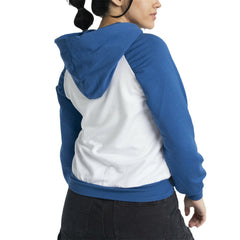 Chicago Cubs Lusso Women's Marlowe Tri-Blend Raglan Pullover Hoodie - White Hoodies