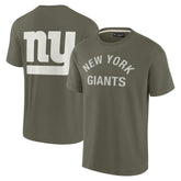 New York Giants Unisex Elements Super Soft Short Sleeve T-Shirt Olive