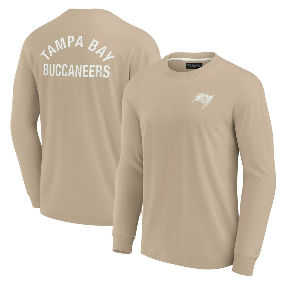 Tampa Bay Buccaneers Unisex Elements Super Soft Long Sleeve T-Shirt Khaki