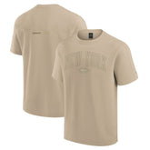 New York Jets Unisex Elements Heavyweight Tri-Blend T-Shirt Khaki