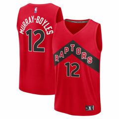 NBA Collin Murray-Boyles Toronto Raptors Youth 2025 NBA Draft First Round Pick Fast Break Replica Jersey - Icon Edition - Red