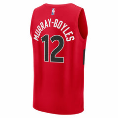 NBA Collin Murray-Boyles Toronto Raptors Youth 2025 NBA Draft First Round Pick Fast Break Replica Jersey - Icon Edition - Red