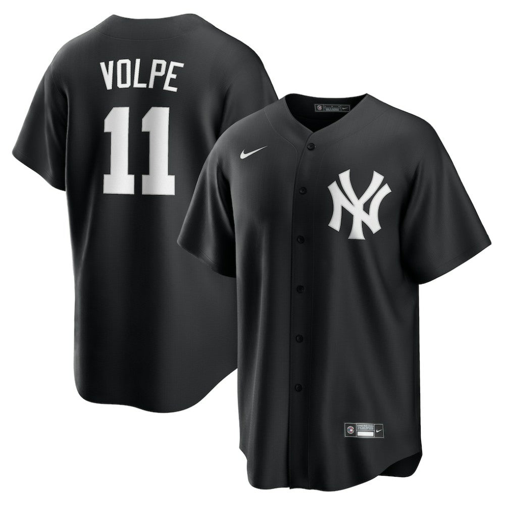 MLB Anthony Volpe New York Yankees Nike Fashion Replica Player Jersey - Black
