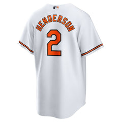 MLB Gunnar Henderson Baltimore Orioles Nike Home Replica Player Jersey - White