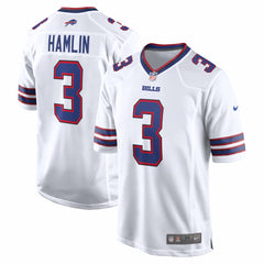 Damar Hamlin Buffalo Bills Game Jersey White