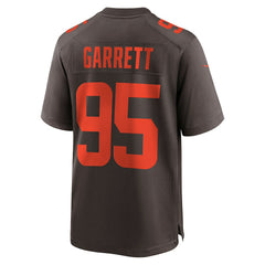 NFL Myles Garrett Cleveland Browns Alpha Dawg Game Jersey - Brown