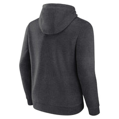 Brooklyn Nets Primary Logo Pullover Hoodie Heather Charcoal