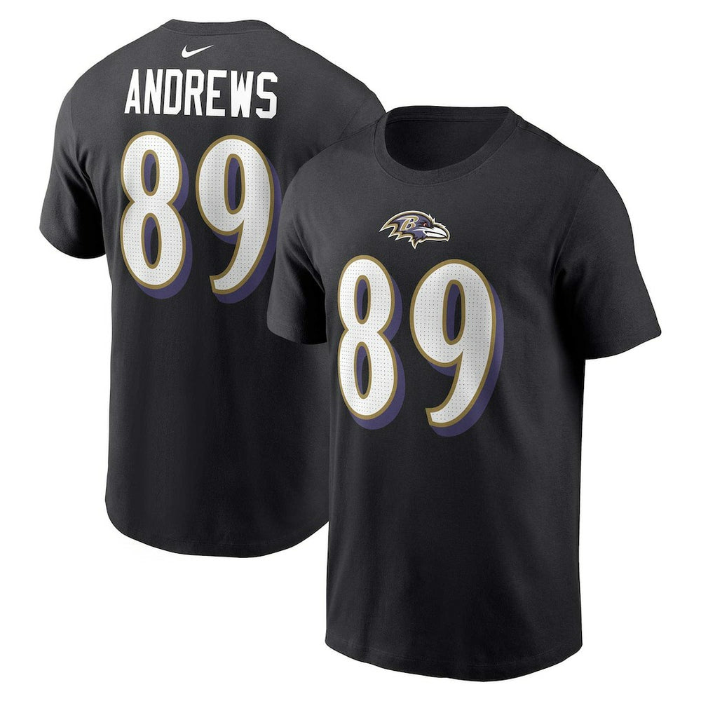 Mark Andrews Baltimore Ravens Player Name & Number T-Shirt Black