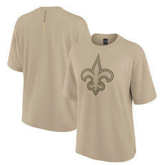 New Orleans Saints Women's Oversized Elements T-Shirt Khaki