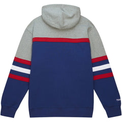NHL New York Rangers Head Coach Pullover Hoodie - Blue/Gray