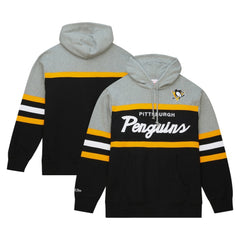 NHL Pittsburgh Penguins Head Coach Pullover Hoodie - Black/Gray