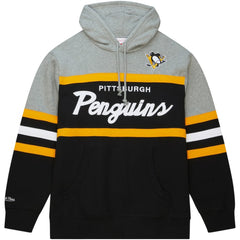 NHL Pittsburgh Penguins Head Coach Pullover Hoodie - Black/Gray